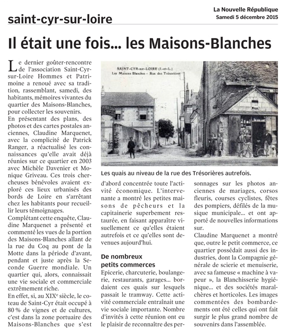 Il était une fois… les maisons blanches